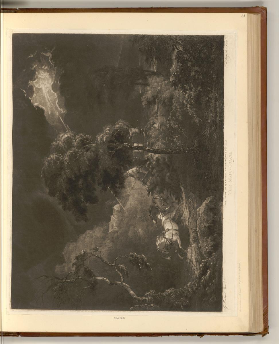 Druckgrafiken nach George Morland, The Mail-Coach, Inv. Nr.: England nach Sektionen II/24, E/II…