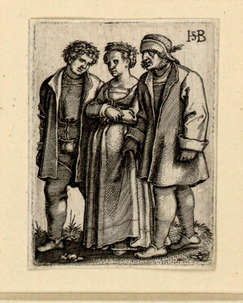 Sebald Beham, Das Brautpaar, Inv. Nr.: DG1930/1197