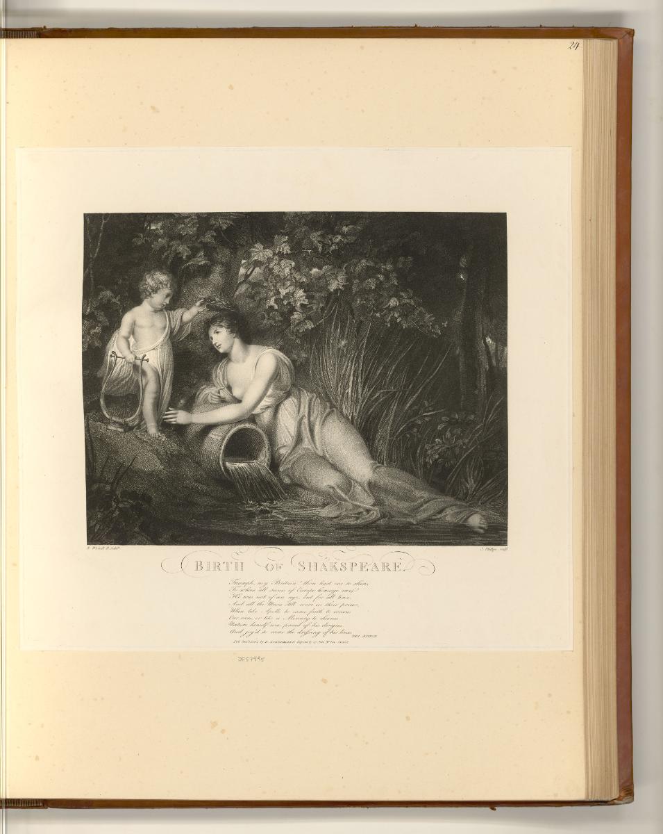 Druckgrafiken nach Richard Westall, Birth of Shakespeare, Inv. Nr.: England nach Sektionen II/2…