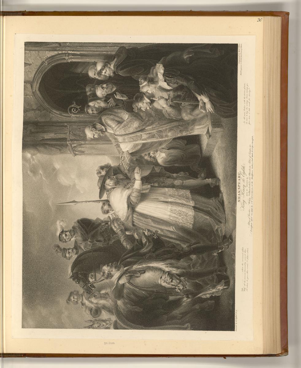 Druckgrafiken nach Richard Westall, Henry VIII, Act IV, Scene II, Inv. Nr.: England nach Sektio…