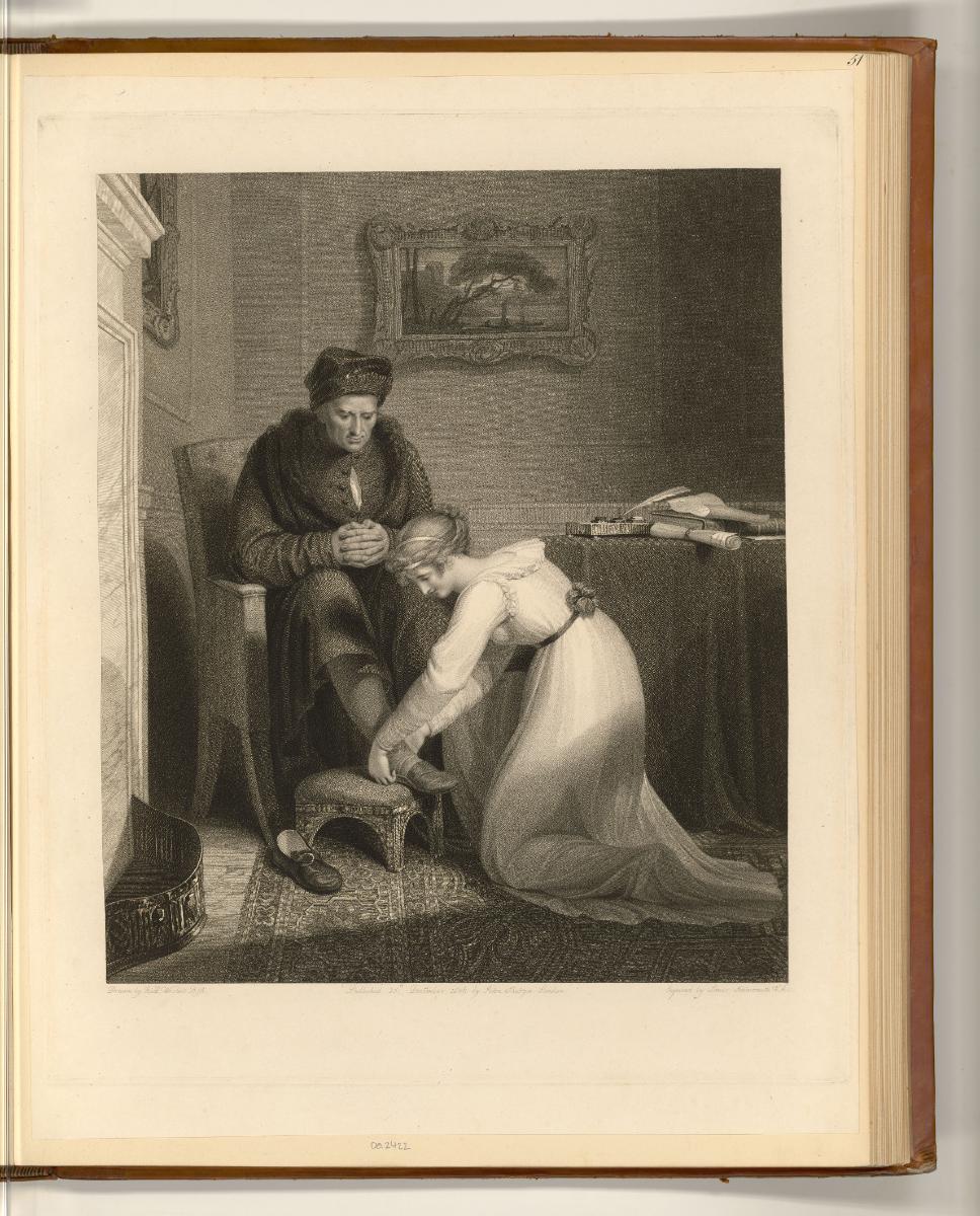 Druckgrafiken nach Richard Westall, Fidelia, Inv. Nr.: England nach Sektionen II/25, E/II/25/51