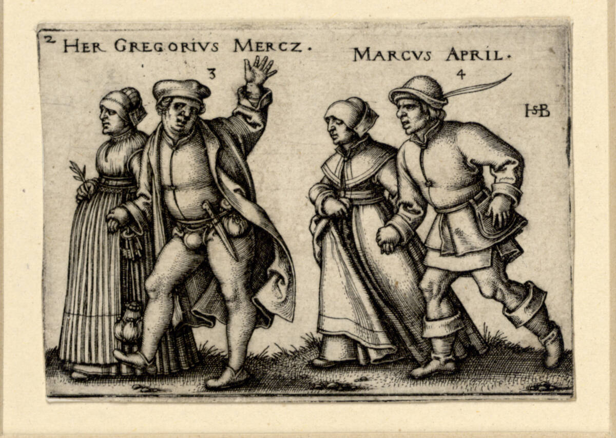 März und April, Hans Sebald Beham, 1546–1547