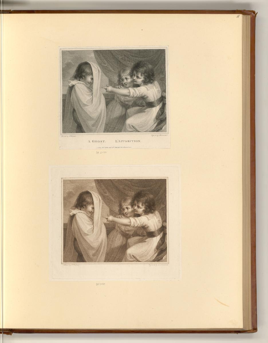 Druckgrafiken nach Richard Westall, A Ghost, Inv. Nr.: England nach Sektionen II/26, E/II/26/11
