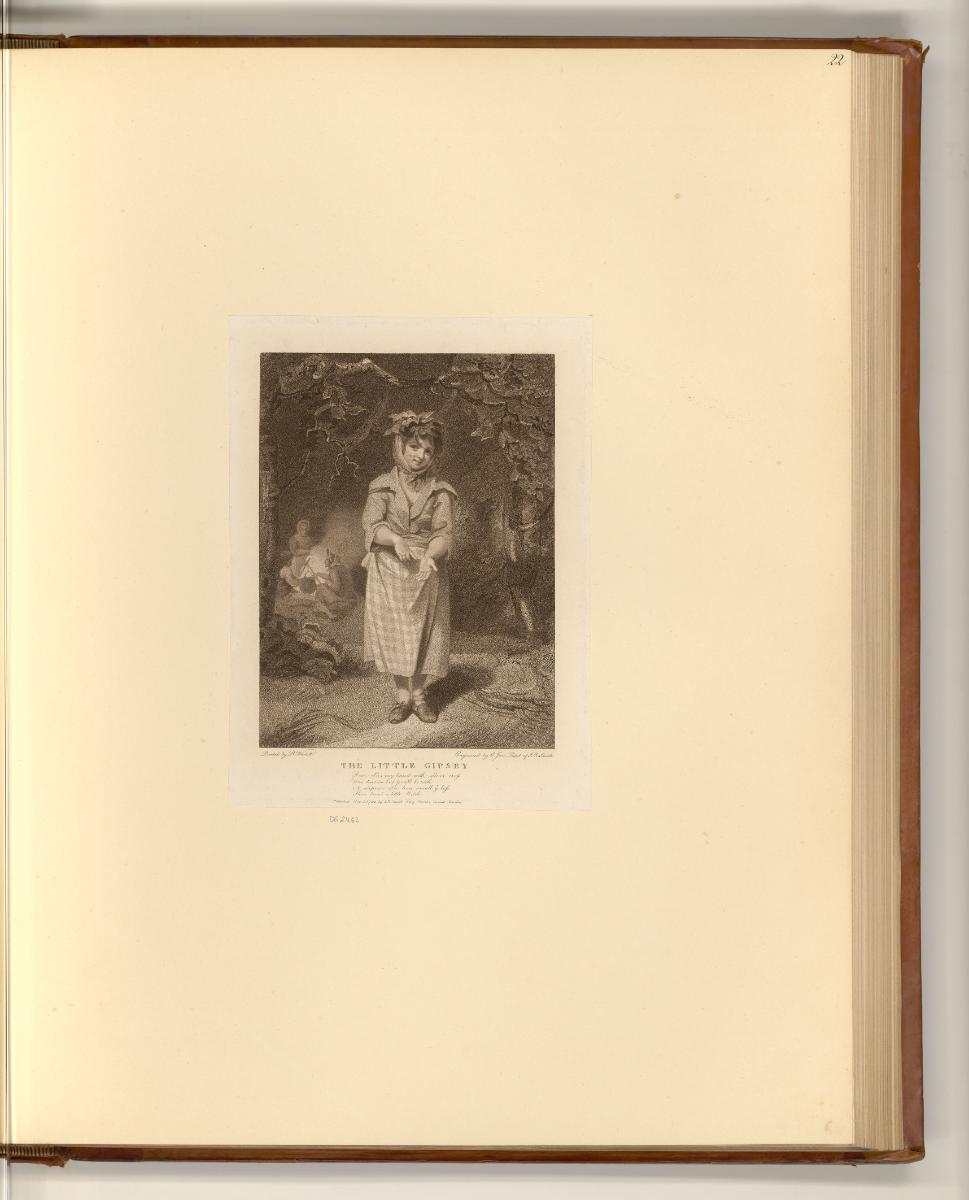 Druckgrafiken nach Richard Westall, The Little Gipsey, Inv. Nr.: England nach Sektionen II/26, …