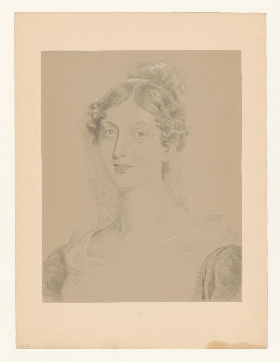 Druckgrafiken von Frederick Christian Lewis nach Sir Thomas Lawrence, Princess Charlotte of Wal…