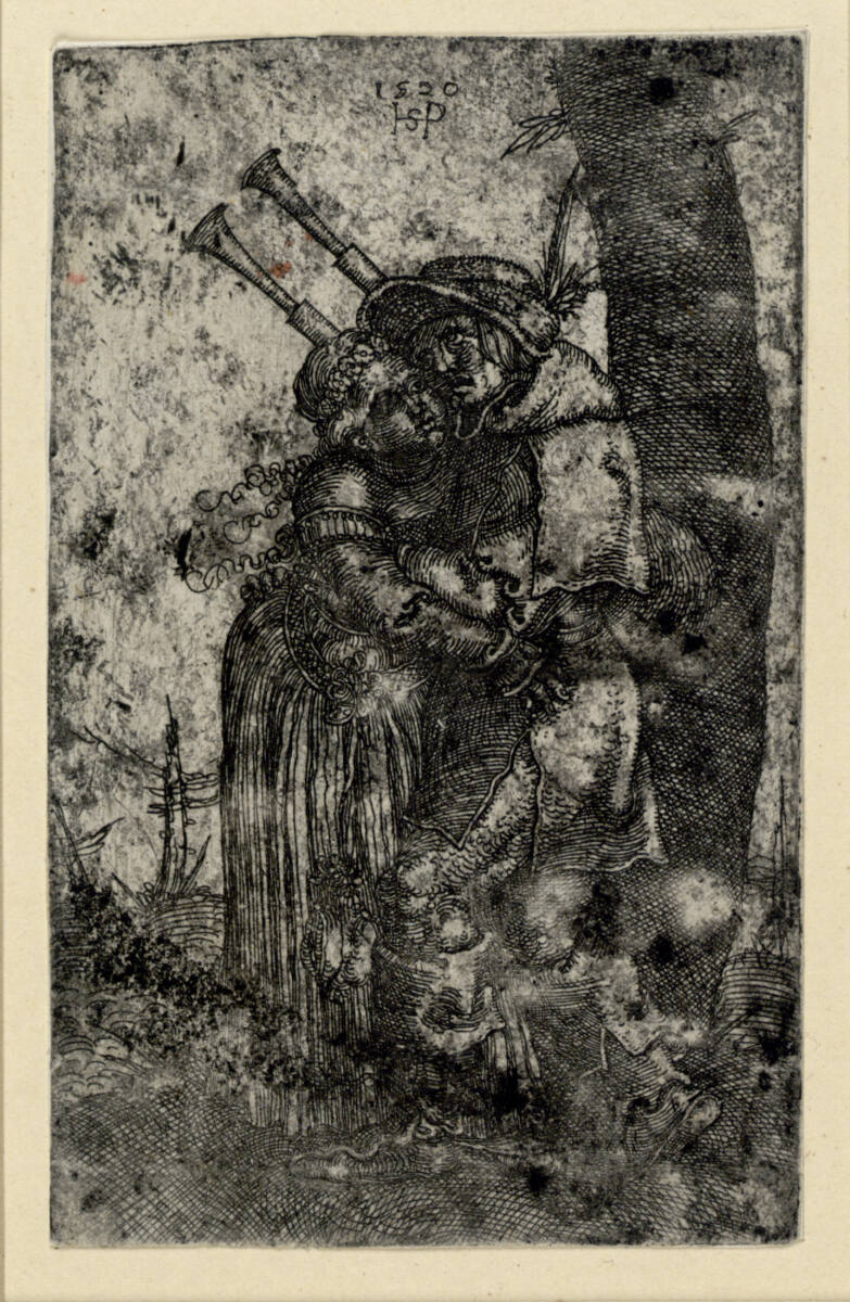 Der Sackpfeifer, Hans Sebald Beham, 1520