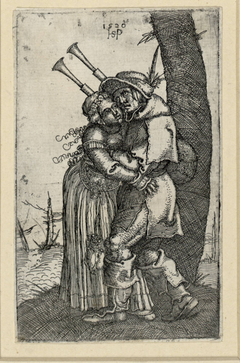 Der Sackpfeifer, Hans Sebald Beham, 1520
