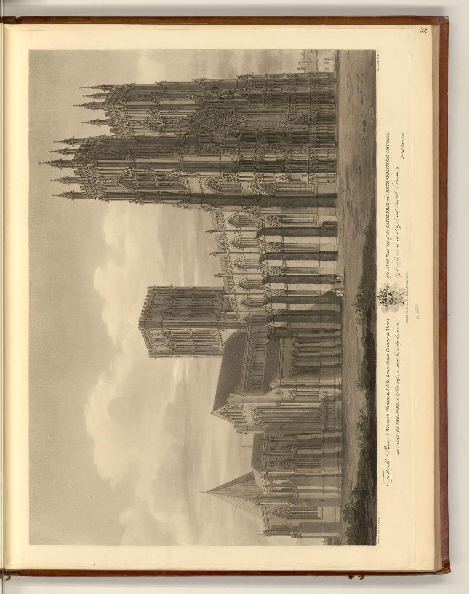 Britische Druckgrafik des frühen 19. Jahrhunderts, North West View of the Cathedral and Metropo…