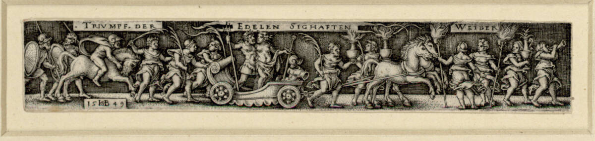 Triumphzug, Hans Sebald Beham, 1549
