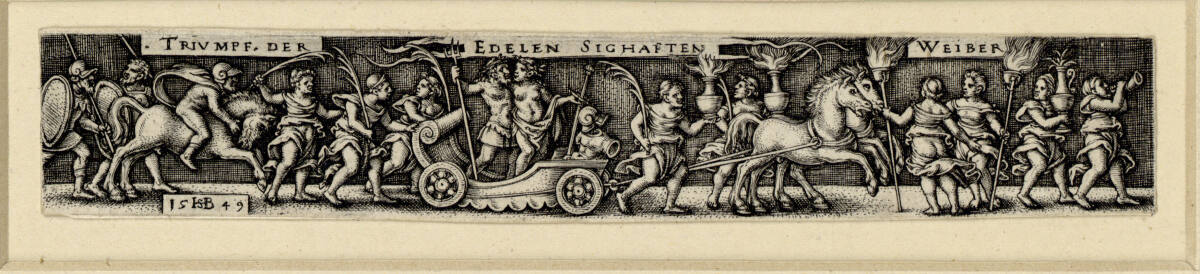 Triumphzug, Hans Sebald Beham, 1549