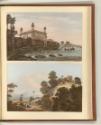 Britische Aquatinta um 1800 mit Ansichten von Indien und Sri Lanka, View of part of the Palace …