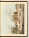 Aquatinten von Thomas und William Daniell mit Ansichten von Indien, Gate of the tomb of the emp…