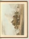 Aquatinten von Thomas und William Daniell mit Ansichten von Indien, The Mausoleum of Mucdoom Sh…