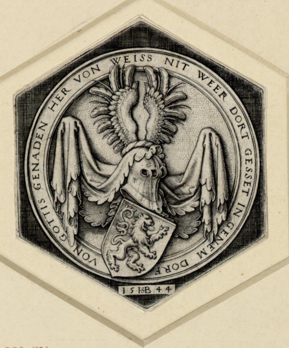 Sebald Beham, Das Wappen mit dem Löwen, Inv. Nr.: DG1930/1339