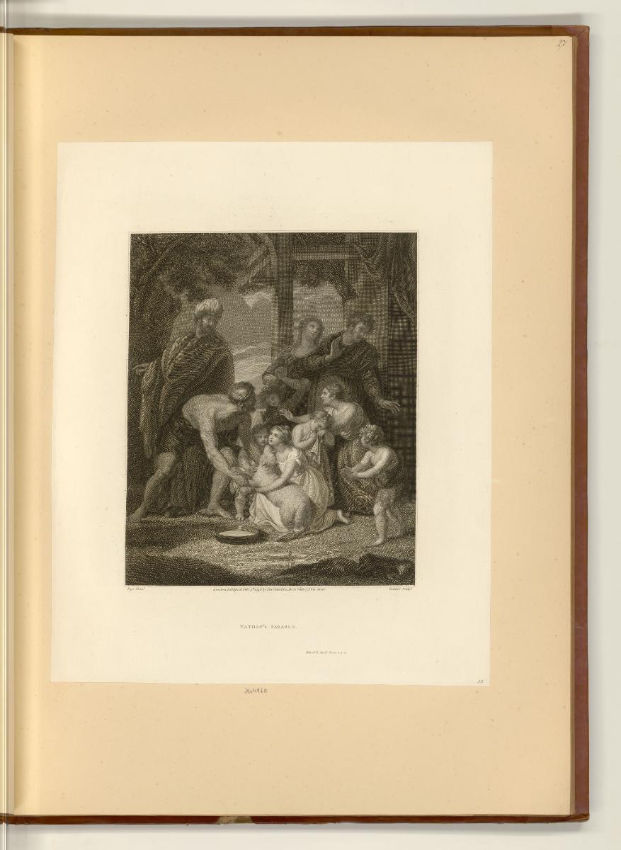 Illustrationen der Macklin-Bibel, Nathan's Parable, Inv. Nr.: England nach Sektionen II/37, E/I…