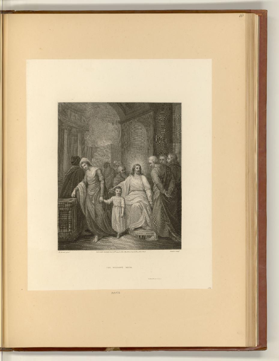 Illustrationen der Macklin-Bibel, The Widow's Mite, Inv. Nr.: England nach Sektionen II/37, E/I…