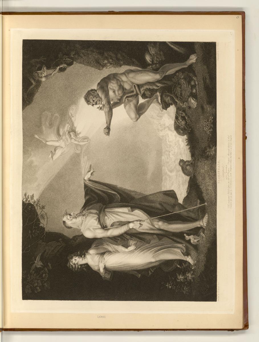 Boydell's Shakespeare Gallerie, Vol. I., The Tempest, Act I, Scene II, Inv. Nr.: England nach S…