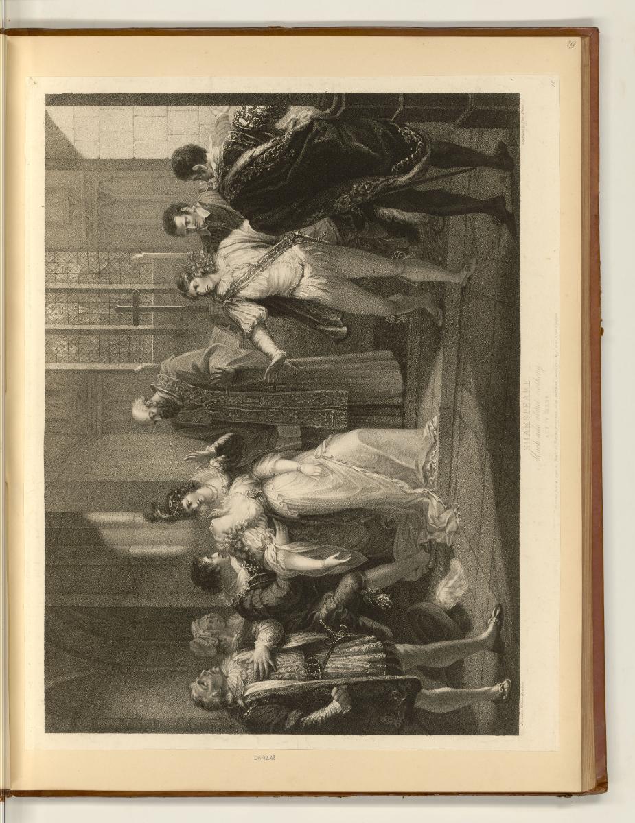 Boydell's Shakespeare Gallerie, Vol. I., Much Ado About Nothing, Act IV, Scene I, Inv. Nr.: Eng…