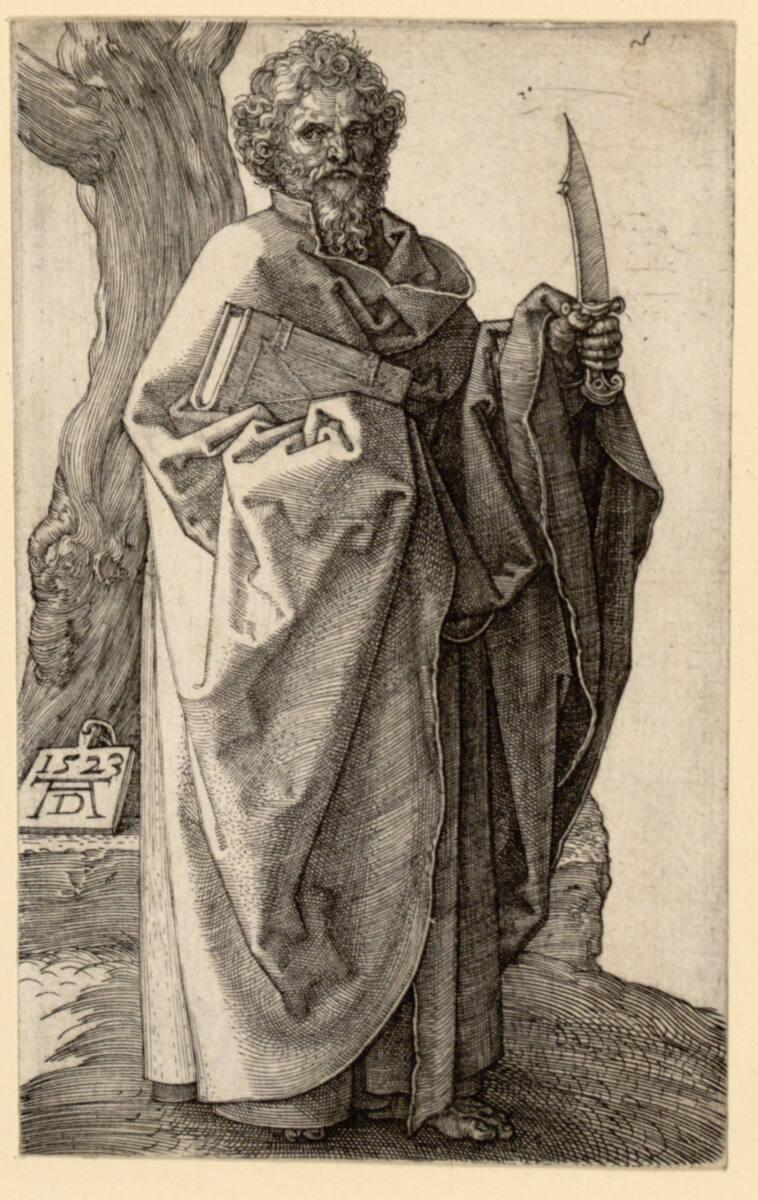 Der Apostel Bartholomäus, Albrecht Dürer, 1523