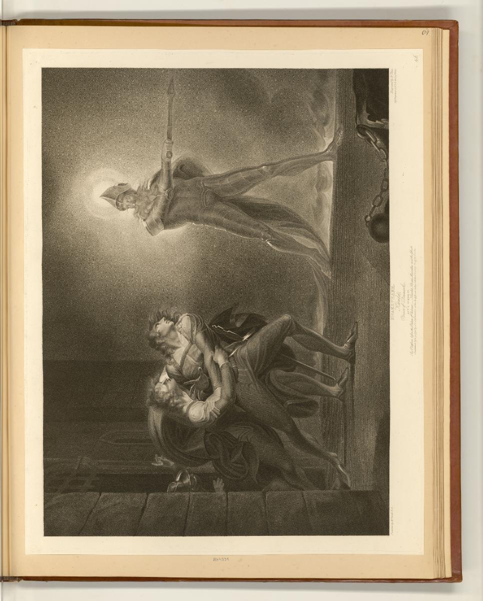Boydell's Shakespeare Gallerie, Vol. II., Hamlet, Act I., Scene IV., Inv. Nr.: England nach Sek…