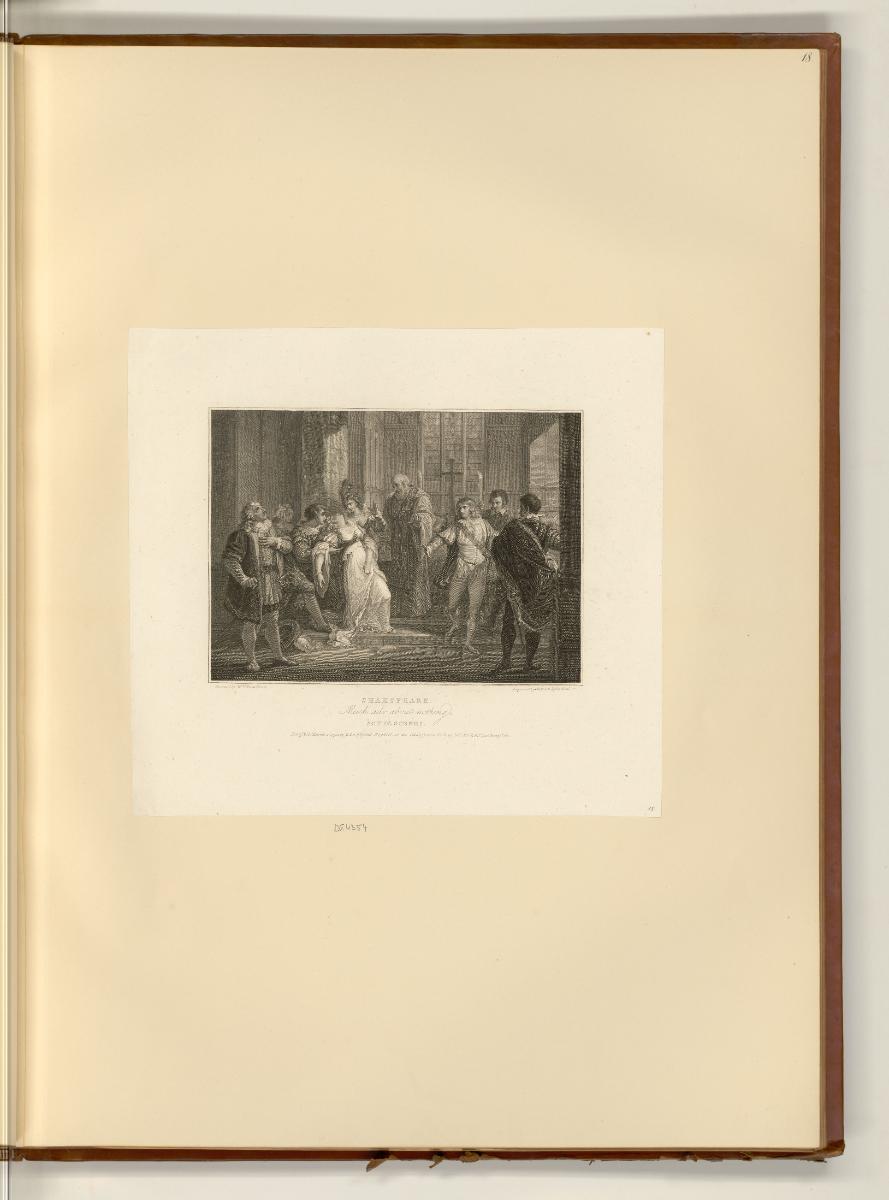Illustrationen zu Werken von William Shakespeare, Much Ado About Nothing, Act IV., Scene I., In…