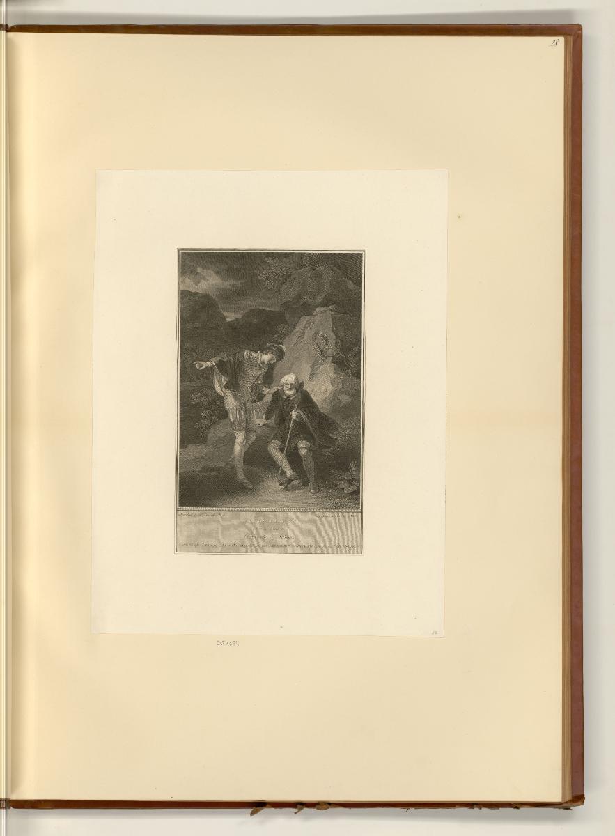 Illustrationen zu Werken von William Shakespeare, As you like it. Act 2. Scene 6., Inv. Nr.: En…