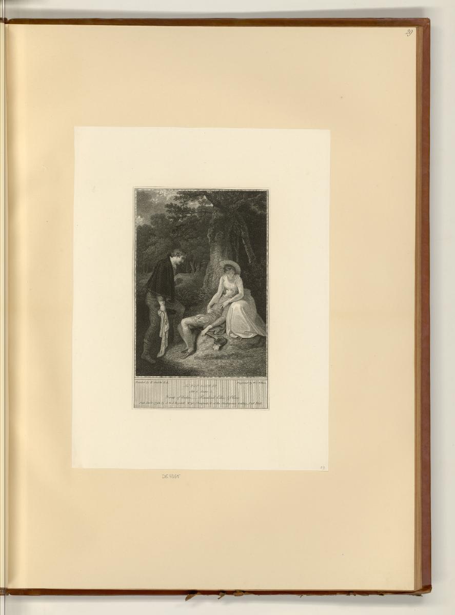 Illustrationen zu Werken von William Shakespeare, As You Like It; Act 4. Scene 3., Inv. Nr.: En…
