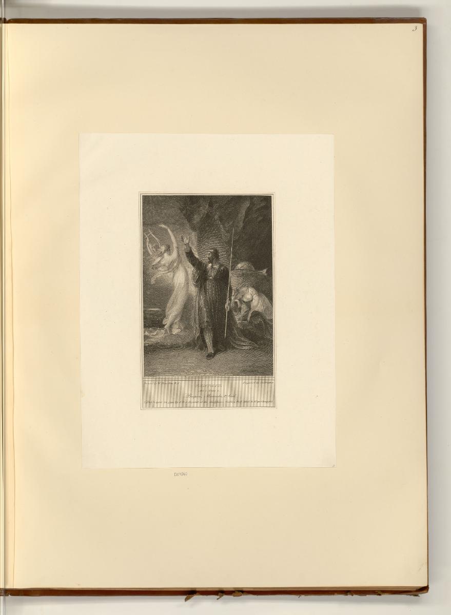 Illustrationen zu Werken von William Shakespeare, The Tempest, Act 1., Scene 2., Inv. Nr.: Engl…