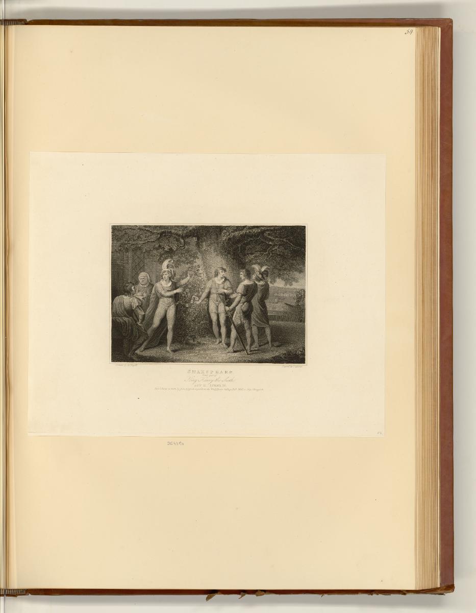 Illustrationen zu Werken von William Shakespeare, Henry VI, Part 1, Act II. Scene IV., Inv. Nr.…