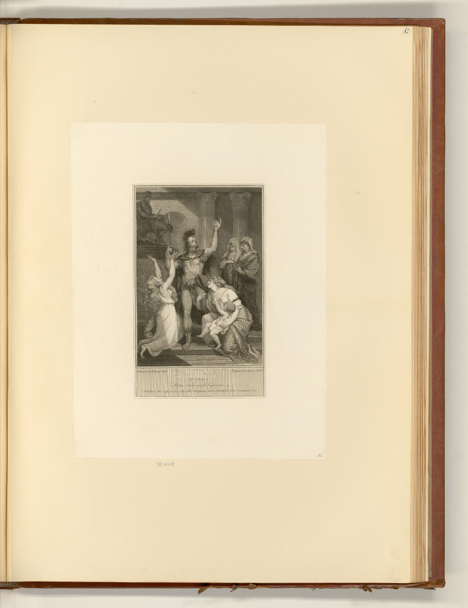 Illustrationen zu Werken von William Shakespeare, Troilus & Cressida; Act 5. Scene 3., Inv. Nr.…