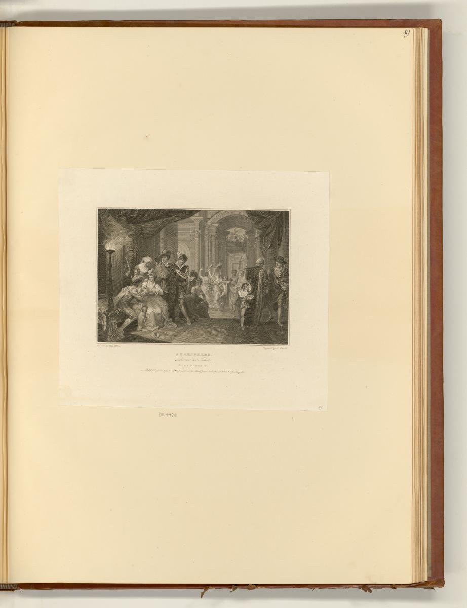 Illustrationen zu Werken von William Shakespeare, Romeo and Juliet; Act I. Scene V., Inv. Nr.: …