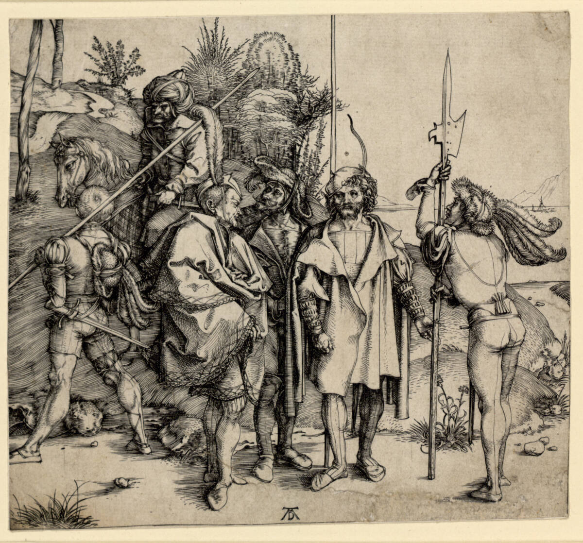 Die sechs Kriegsleute, Albrecht Dürer