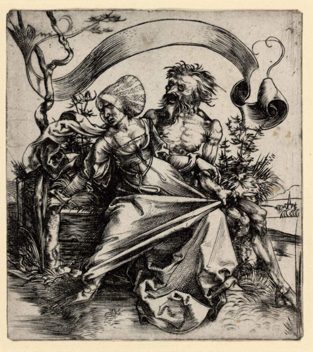 Albrecht Dürer, Junge Frau, vom Tode bedroht, Inv. Nr.: DG1930/1431