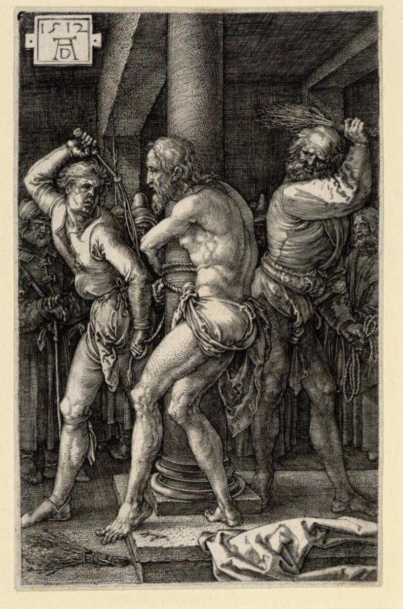 Die Geißelung (Kupferstich-Passion, 6), Albrecht Dürer, 1512