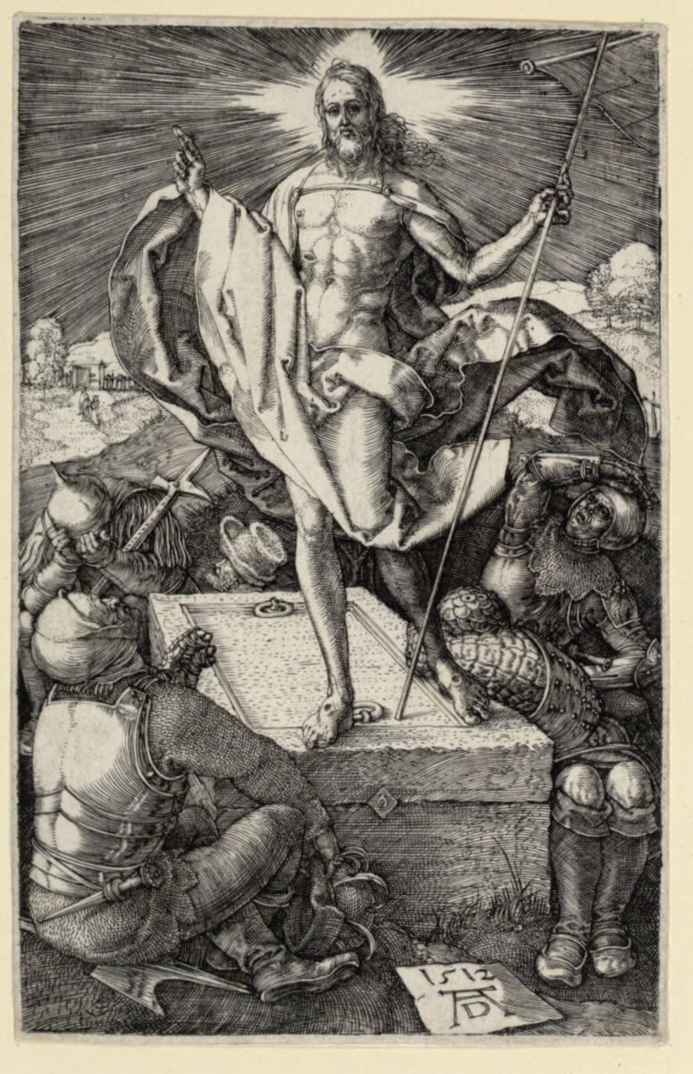 Albrecht Dürer, Die Auferstehung (Kupferstich-Passion, 15), Inv. Nr.: DG1930/1467