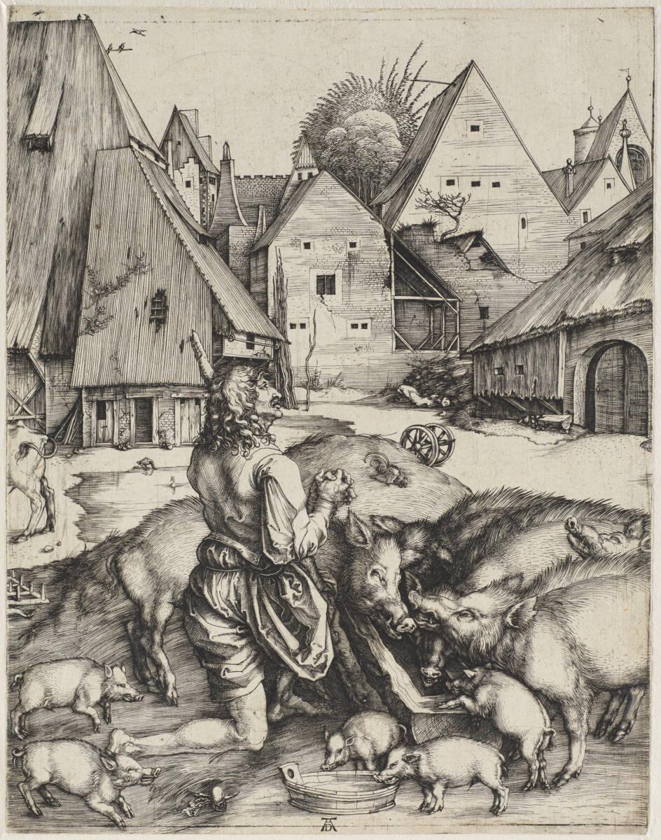 Albrecht Dürer, Der verlorene Sohn, Inv. Nr.: DG1930/1478