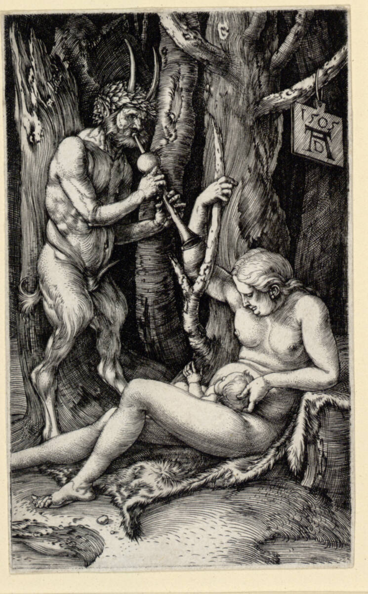 Satyr und Nymphe, Albrecht Dürer, 1505