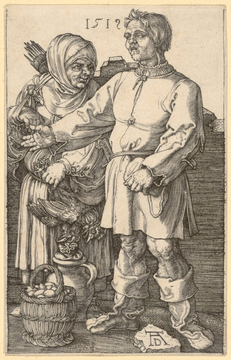 Der Marktbauer und sein Weib, Albrecht Dürer, 1519