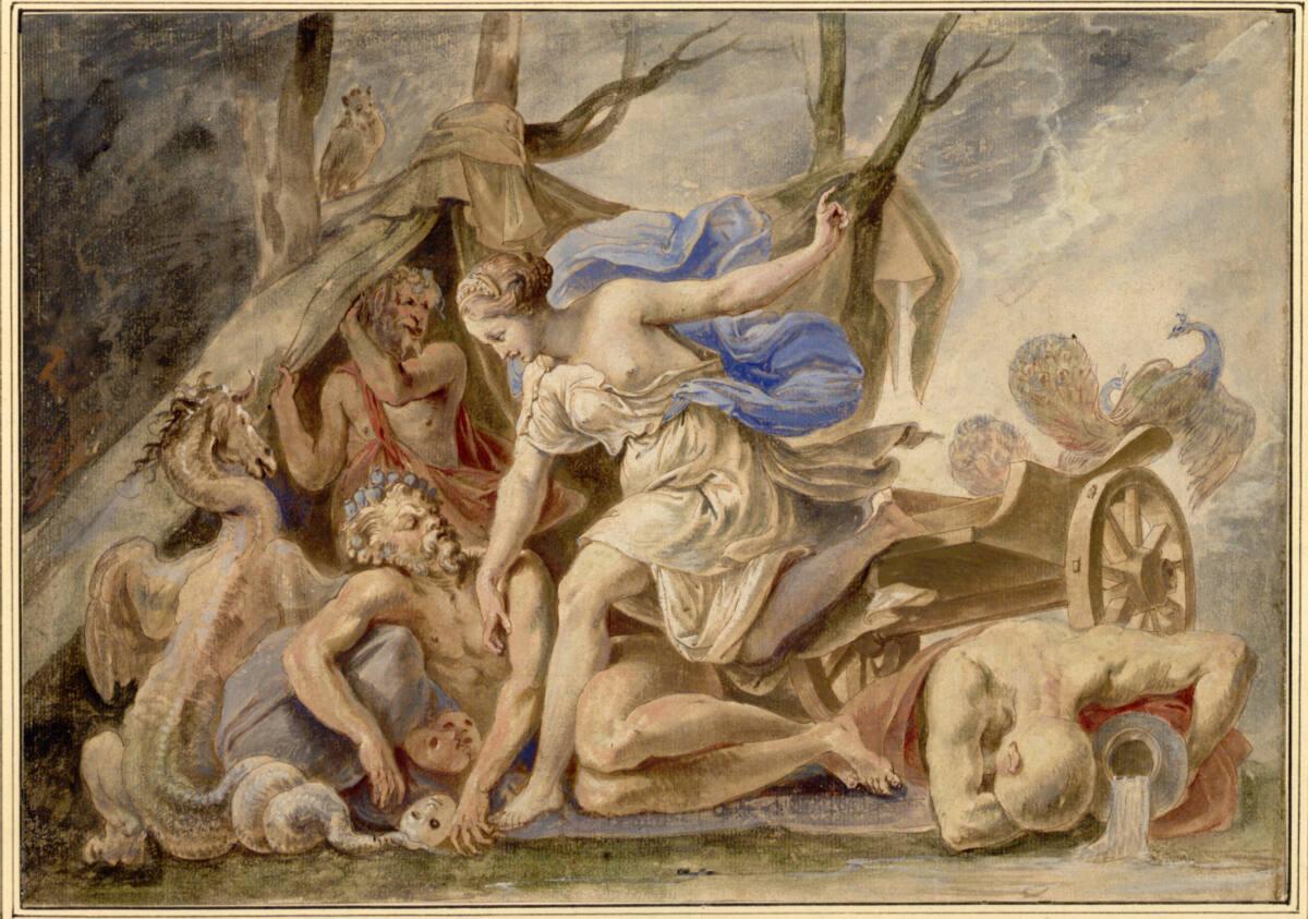 Anonym, Juno bei dem Schlafe, um die Abreise des Odysseus hinzuhalten, Inv. Nr.: 1969