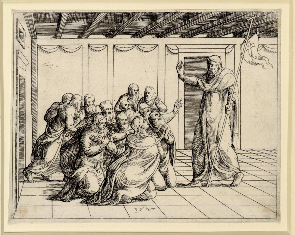 Augustin Hirschvogel, Die Erscheinung Christi, Inv. Nr.: DG1930/2048