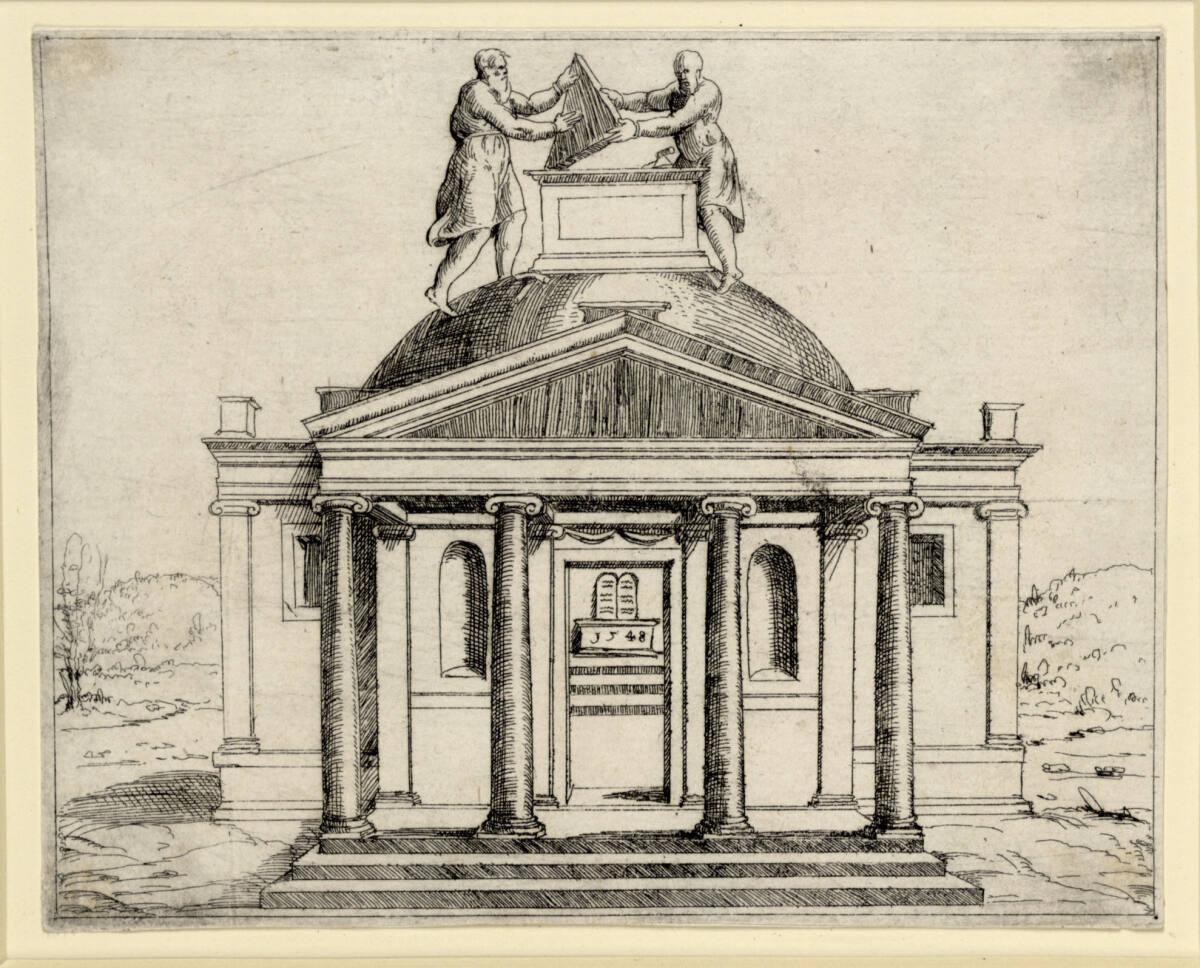 Augustin Hirschvogel, Der Tempel Gottes, Inv. Nr.: DG1930/2055