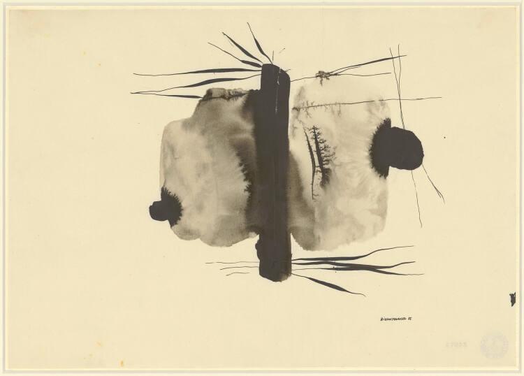 Hans Bischoffshausen, Komposition, Inv. Nr.: 34974