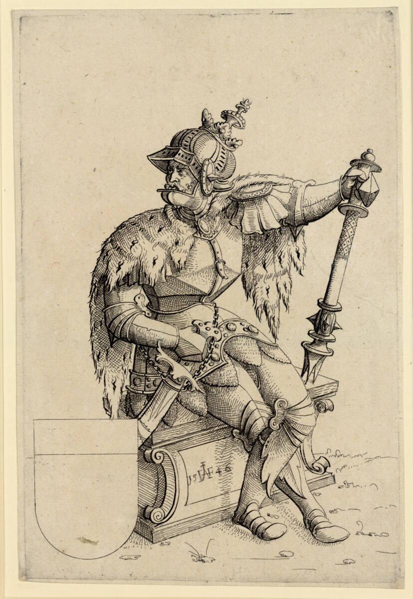 Augustin Hirschvogel, Kaiser Karl V., Inv. Nr.: DG1930/2087