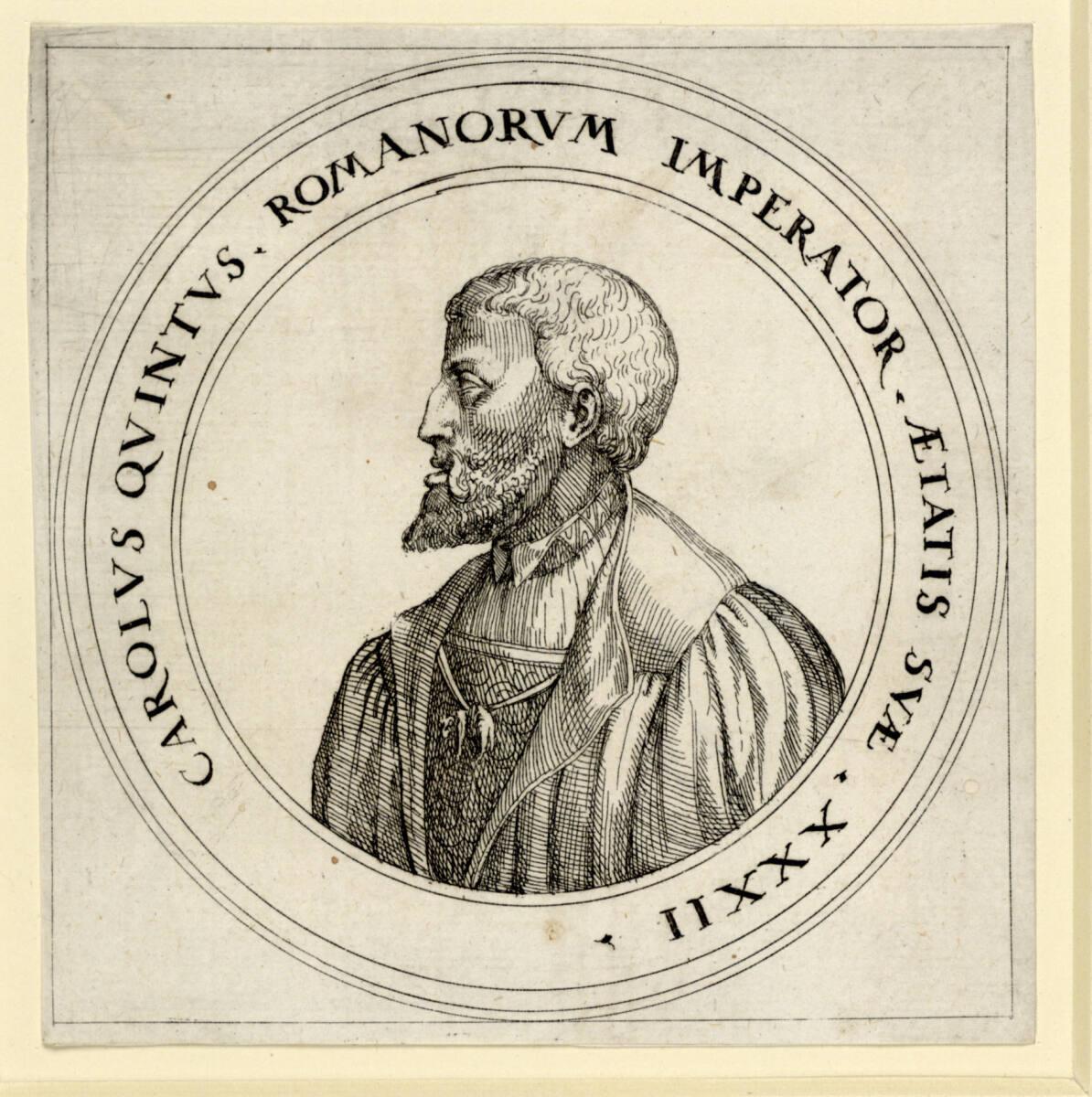 Augustin Hirschvogel, Kaiser Karl V., Inv. Nr.: DG1930/2108