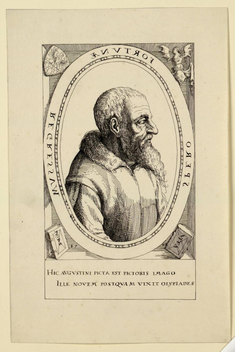 Augustin Hirschvogel, Selbstbildnis Augustin Hirschvogels, Inv. Nr.: DG1930/2118