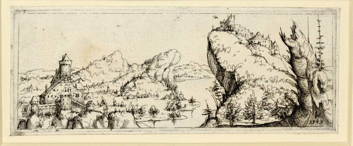 Flusslandschaft, Augustin Hirschvogel, 1545
