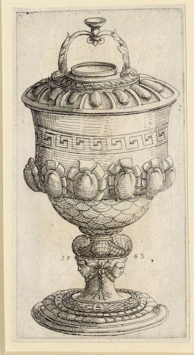 Deckelpokal, Augustin Hirschvogel, 1543