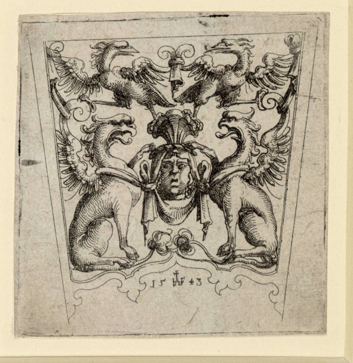Zierleiste, Augustin Hirschvogel, 1543