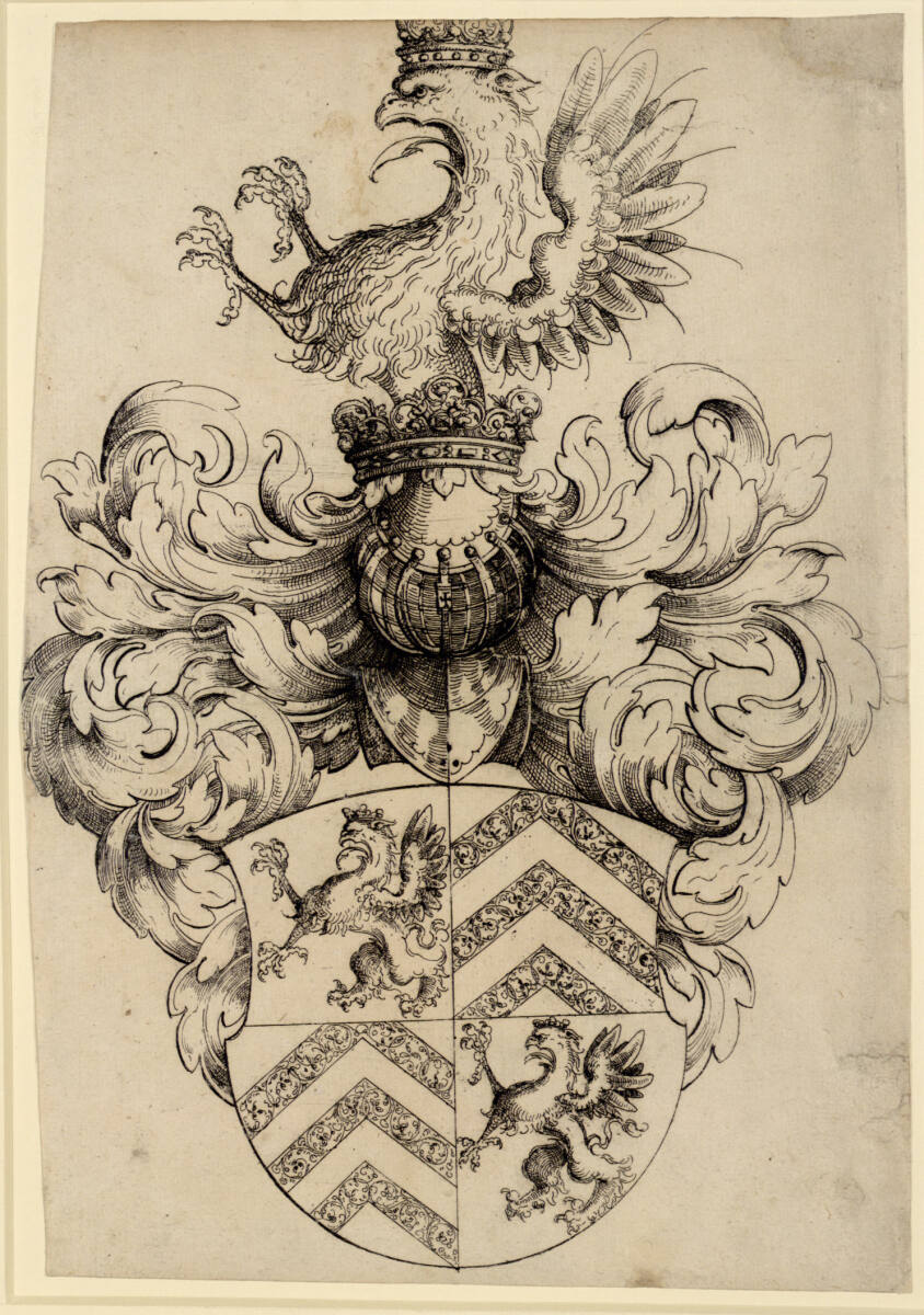 Wappen des Wolfgang Kremmer von Königshoven, Augustin Hirschvogel
