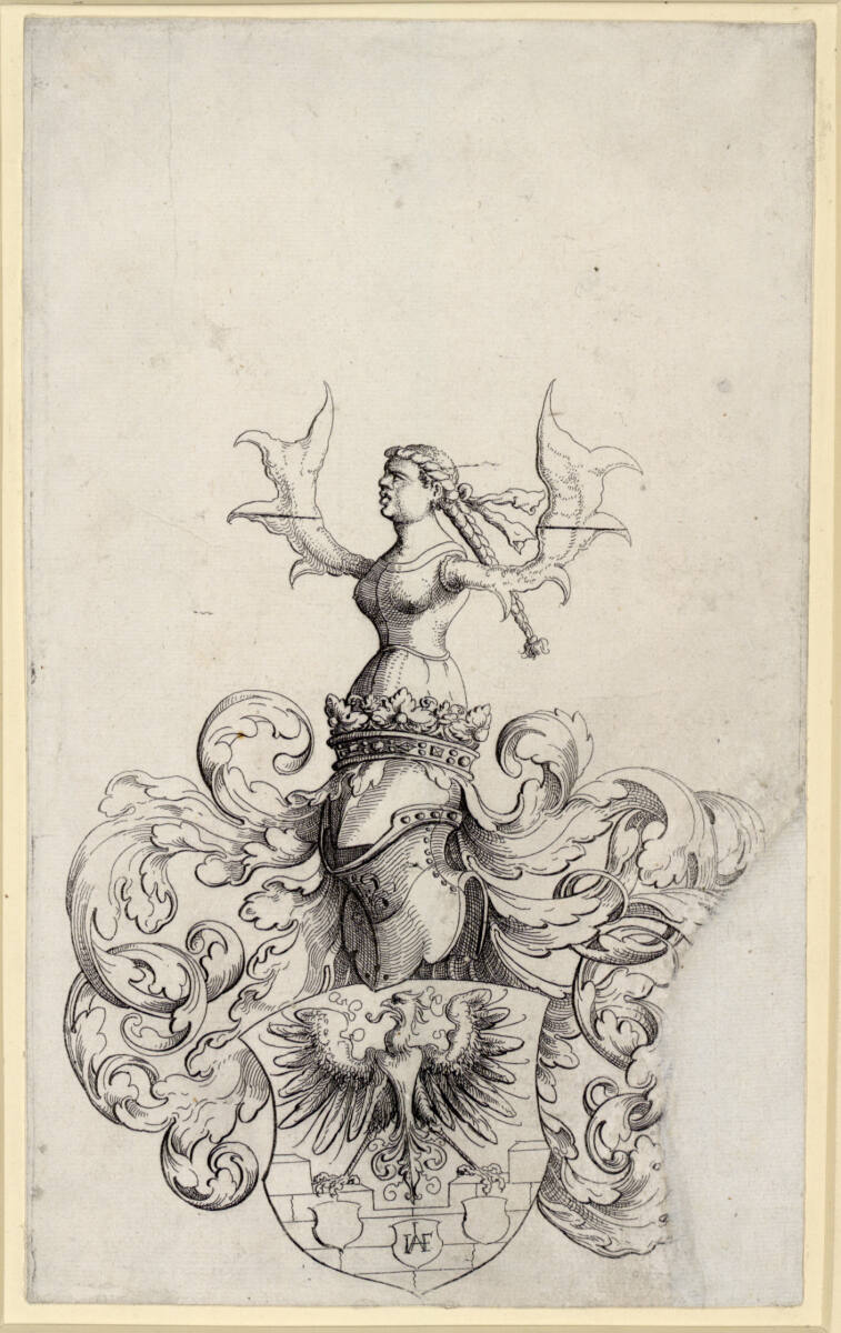 Wappen des Augustin Hirschvogel, Augustin Hirschvogel
